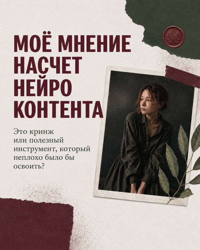 Карусель участницы интенсива: Моё мнение насчёт нейроконтента